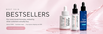 Next Skin Bestsellers — our most-loved formulas, ranked by what customers actually buy